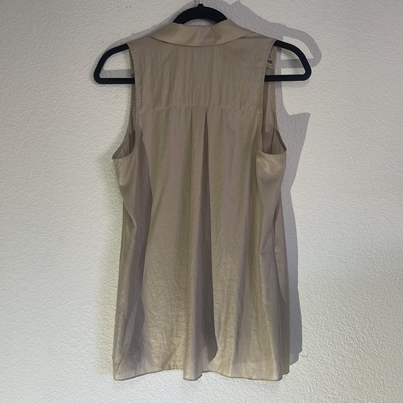 Guess Sleeveless Button Front Shirt 
Style # W23H93W2SX0 - Picture 3 of 6